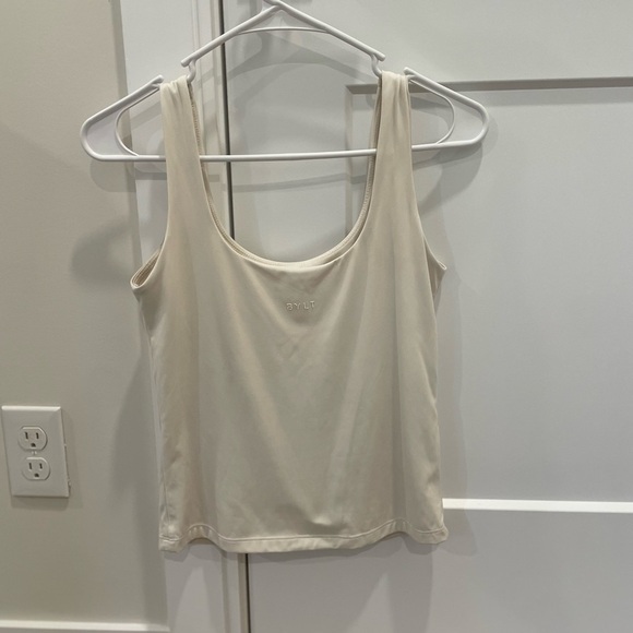 BYLT Basics Cream Tank Top - Picture 3 of 4